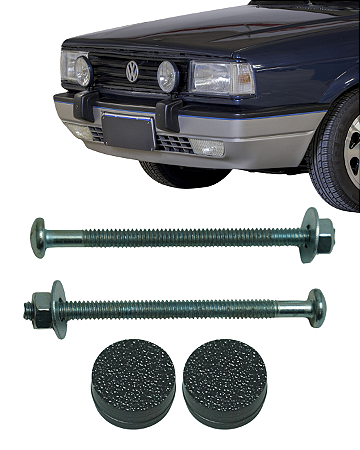 Kit Parafuso Tampinhas Do Batente Para-choque Gol Quadrado Voyage Saveiro Parati 1987 a 1994