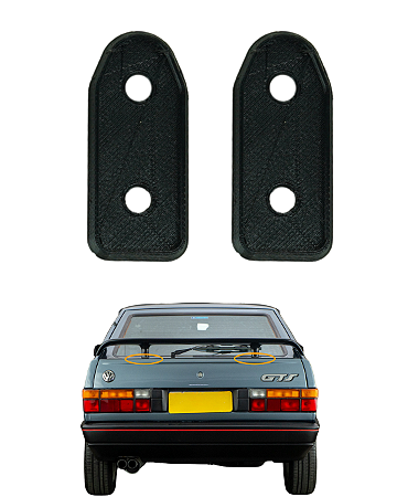 Borracha Do Calço Do Aerofólio Do Gol Gts Gti 87 A 90