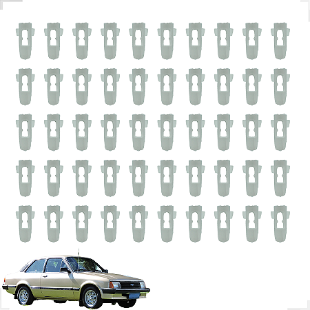 Buchas Grampos Friso Chevette Tubarão 50 60 70 Unidades