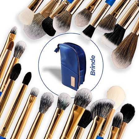 Kit de Pincéis (23 pincéis) - Lançamento | Lully Makeup