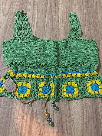 Cropped Brasil verde