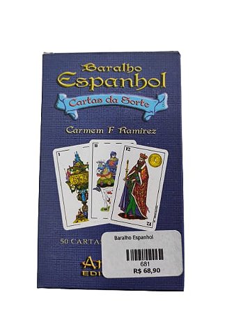 Baralho Espanhol (Cartas da Sorte) - 50 Cartas