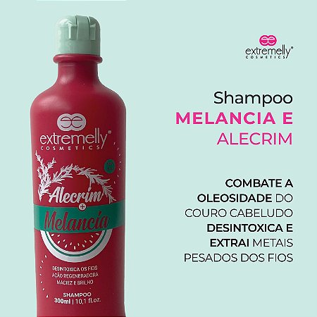 SHAMPOO MELANCIA E ALECRIM 300ML | Extremelly - Extremelly Cosmetics