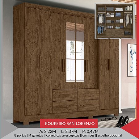 ROUPEIRO SAN LORENZO C/ ESPELHO