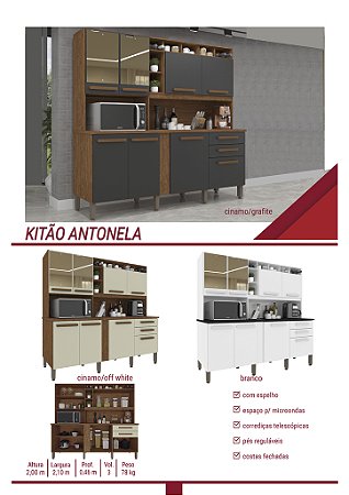 COZINHA ANTONELA  - SEM ESPELHO