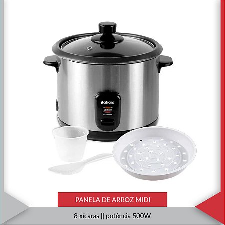 PANELA ARROZ 8X INOX ITATIAIA