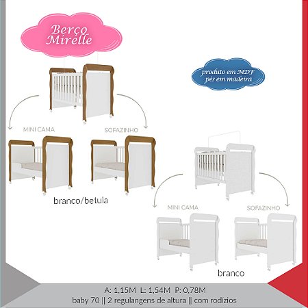 BERCO MIRELLE MINI CAMA