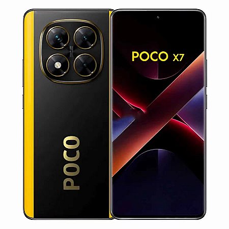 Smartphone Xiaomi Poco X7 5G, 256GB, 8GB RAM, Dual SIM, Tela 6.67" - Preto (Global)