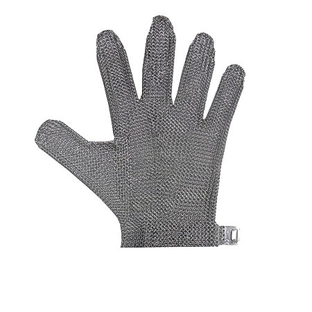 LUVA DE MALHA DE AÇO GFIX 20-4 5 DEDOS PUNHO 20 AZUL CA 42158 MANULATEX