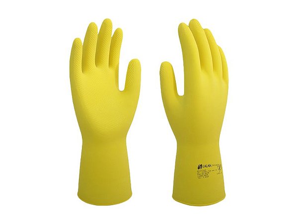 LUVA LÁTEX MULTIUSO AMARELA CA 39564 LALAN