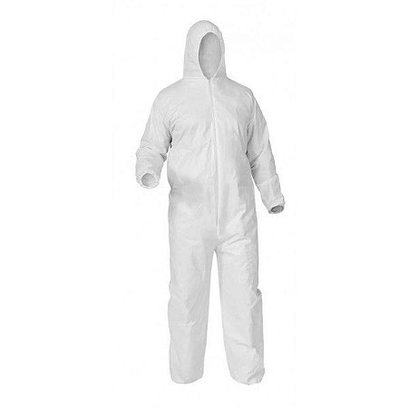 MACACÃO SEGURANÇA BRANCO 111 LAMINADO TIPO 6 CA 45613 ANSELL