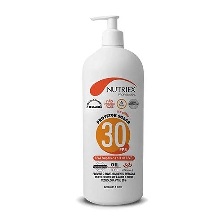 PROTETOR SOLAR CORPORAL PROFISSIONAL  FPS 30 1L NUTRIEX