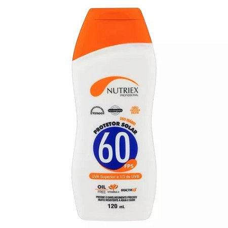 PROTETOR SOLAR CORPORAL PROFISSIONAL FPS 60 120ML NUTRIEX
