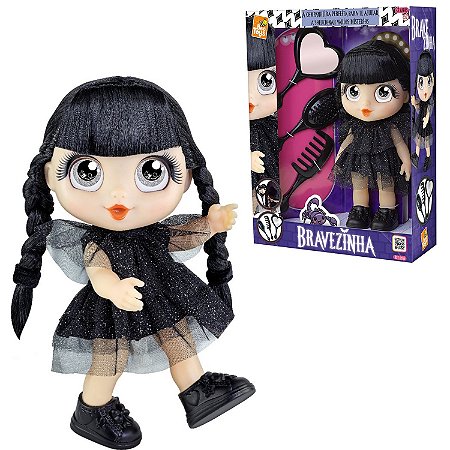 Boneca Bravezinha Vandinha Wandinha C/ Acessórios Beleza