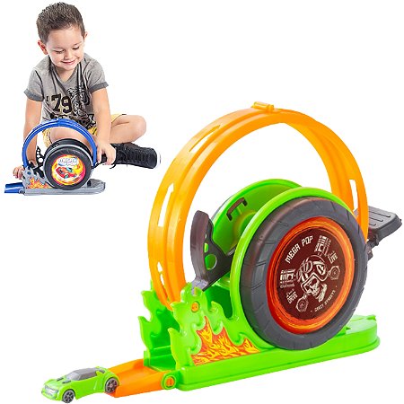 Lançador P/ Pista Mega Hot Speed Wheels C/ Carrinho Oferta