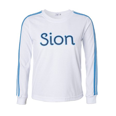 Camiseta Manga Longa Branca SION