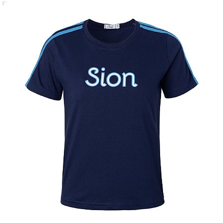 Camiseta Manga Curta Azul Marinho SION