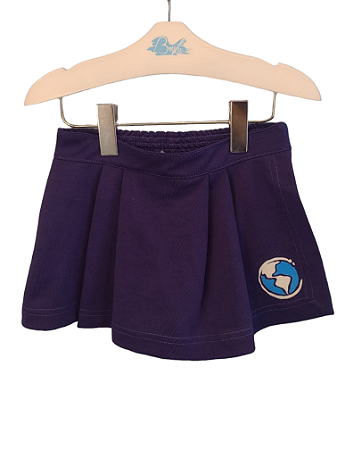 Shorts Saia Roxo Nova Geração