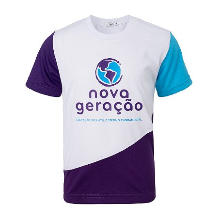 Camiseta Branca Manga Curta Nova Geração