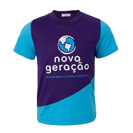 Camiseta Roxa Manga Curta Nova Geração