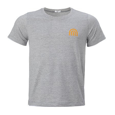 Camiseta  Manga Curta Mescla Ensino Fundamental Solos