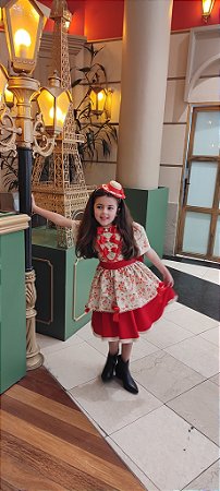 Vestido Sinhá Vermelho