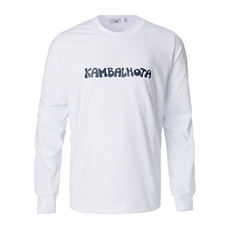 Camiseta Térmica Manga Longa Branca Kambalhota