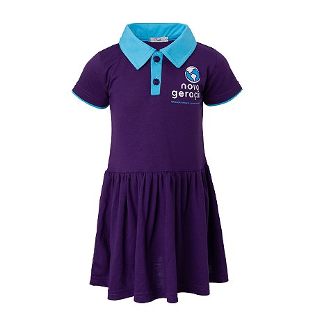 Vestido Polo Manga Curta Nova Geração