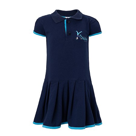 Vestido Polo Manga Curta Kambalhota