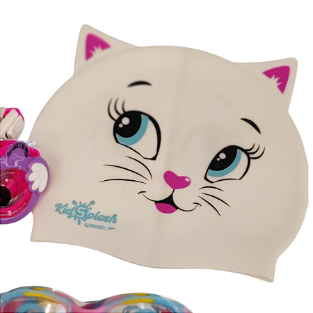 Touca Natação Speedo Silicone Snow Cat