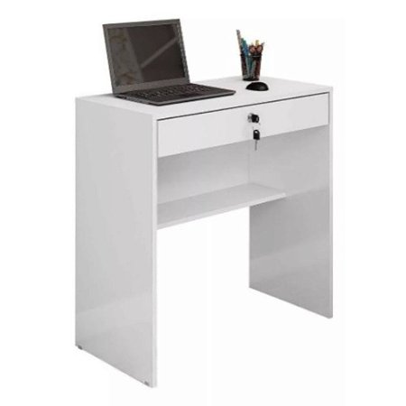 Escrivaninha com Gaveta e Chave Andorinha Branco JCM