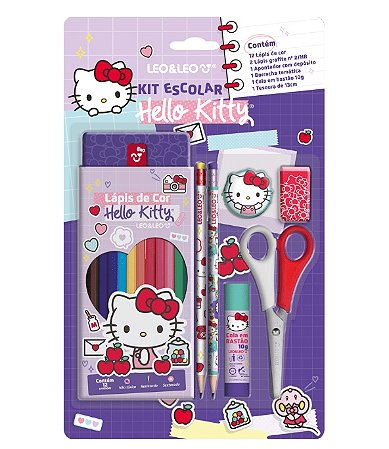 Kit Escolar Hello Kitty