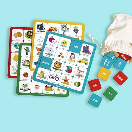 Super Bingo Letras e Palavras - Brincadeira de Criança - Casa do Brinquedo®  Melhores Preços e Entrega Rápida