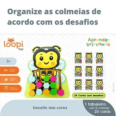 Jogo da Alfabetização - P0014 - Loopi Toys - Casa do Brinquedo® Melhores  Preços e Entrega Rápida