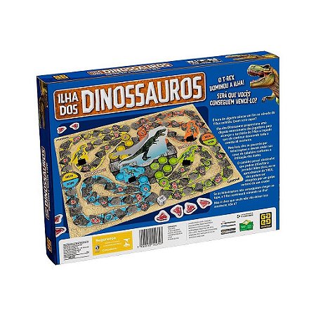 Jogo Ilha dos Dinossauros - Grow - Casa do Brinquedo® Melhores Preços e  Entrega Rápida