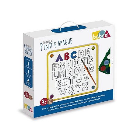 Pinte e Apague Aquarela - Babebi - Casa do Brinquedo® Melhores Preços e  Entrega Rápida