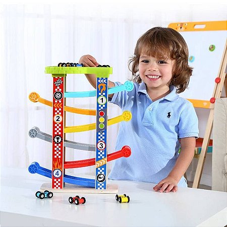 Peggui Brinquedos - Torre de Carros, da Tooky Toy - Brinquedo de