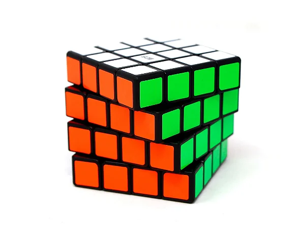 CUBO MAGICO CUBER PRO 4 PRETO - Quebra Cabeça 3D Cubo Magico Cuber