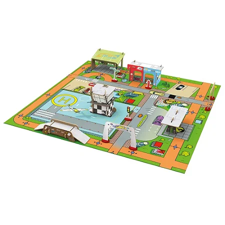 Playset Cidade Hot Wheels Tubarão Xalingo Brinquedos - Casa do Brinquedo®  Melhores Preços e Entrega Rápida