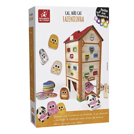 Jogo De Montar Tabuleiro Minha Fazenda 41 Peças Brinquedo Infantil