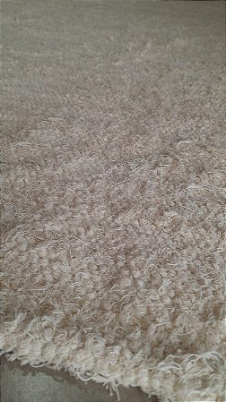 Tapete Tear Algodão Felpudo Cru 1,50x2,00m