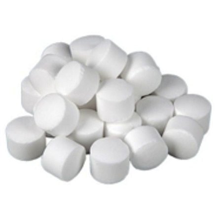Sal em pastilha - Cloreto de sodio sem iodo para regeneracao de resina troca ionica - saco 1 kg