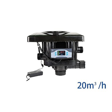 Válvula Aut. Filtro F111 B1 (53520 T) Runxin 20 M³/H, Completa; Tempo/Topo/Frontal ;In/Out 2";B-4"; Tubo-2"; Bivolt
