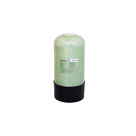 Tanque em PRFV 8X17 - Natural, Diam. 08" e 17" Alt., Abertura Sup. 2,5" Polegadas - Base Standard