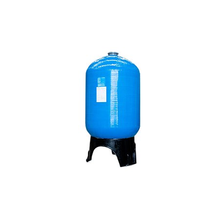 Tanque em PRFV 58X72 - Azul, Diam. 58" e 72" Alt., Abertura Sup. e Inf. 6,0" Polegadas - Flange - Tripod