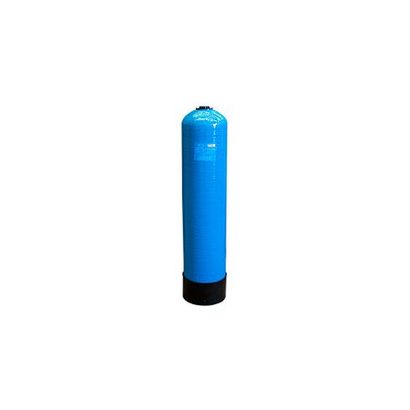 Tanque em PRFV 16X65 - azul, diam. 16" e 65" alt.,abertura sup.4,0" polegadas - base standard - NSF44 - 150 PSI