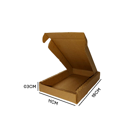 CAIXA DE PAPELÃO PARA ENVIO 18X11X3