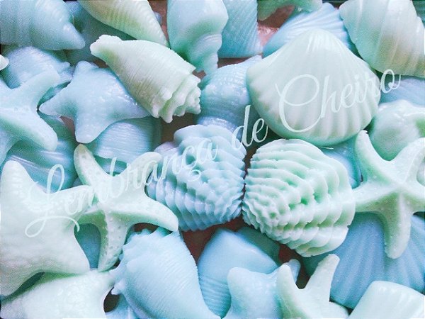Sabonetes Conchas do Mar Variadas AVULSAS - 20 UNIDADES