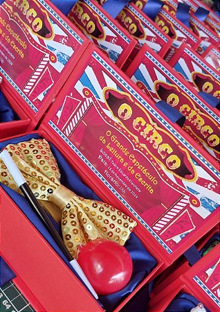 Caixa Convite Circo Luxo