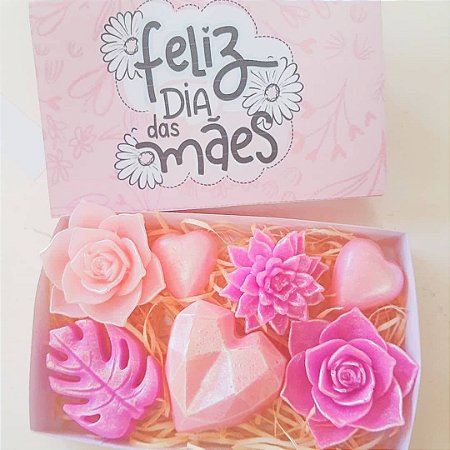 Dia Das Mães - Kit Mãe Flores Sabonete
